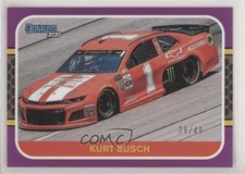 2020 Panini Donruss NASCAR Retro 1987 Throwback Cars Purple 9/49 Kurt Busch 18aq