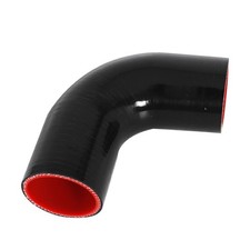 2 Inch 90 Degree Elbow Silicone Hose Pipe Intercooler Coupler Turbo Black Red