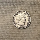 1904 Barber Dime 10C Silver Coin - XF QA1054