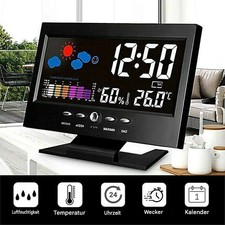 LCD Digital Alarm Wecker Tischuhr Alarmwecker...