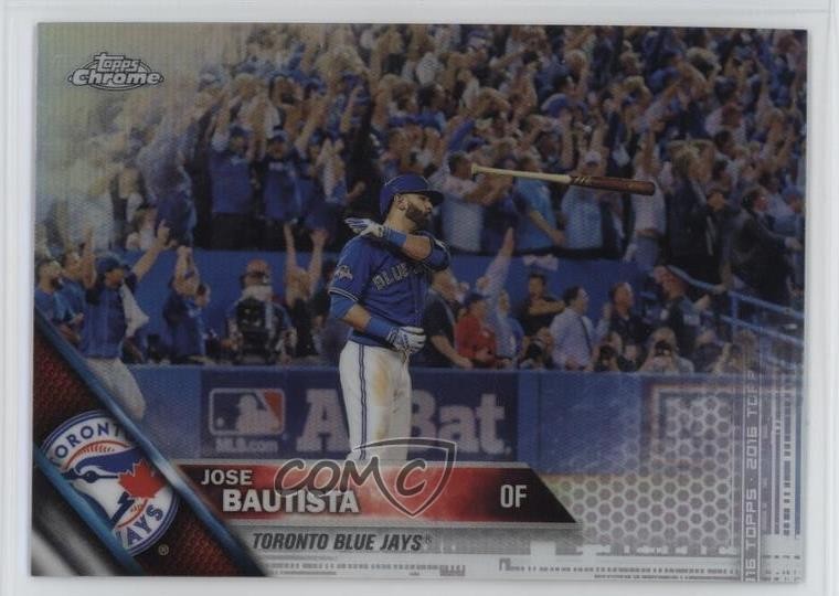 2016 Topps Chrome Refractor Jose Bautista #191 14tz