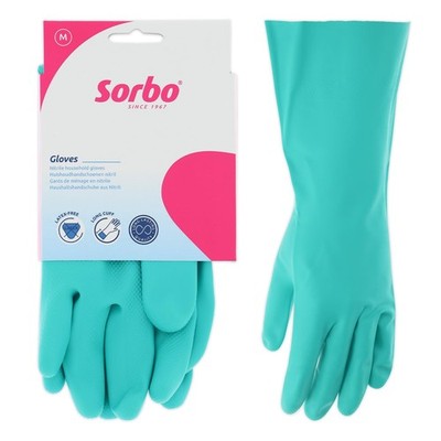 Sorbo Haushaltshandschuhe latexfrei   Nitril-Reinigungshandschuhe mit besonders