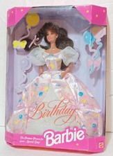 New Vintage 1996 Mattel Birthday Barbie Doll Brunette Teresa 16000 - Read