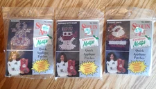 NEW Lot of 3 Distlefink Christmas Sequin Art Kits - Santa*Reindeer*Snowman  4x5