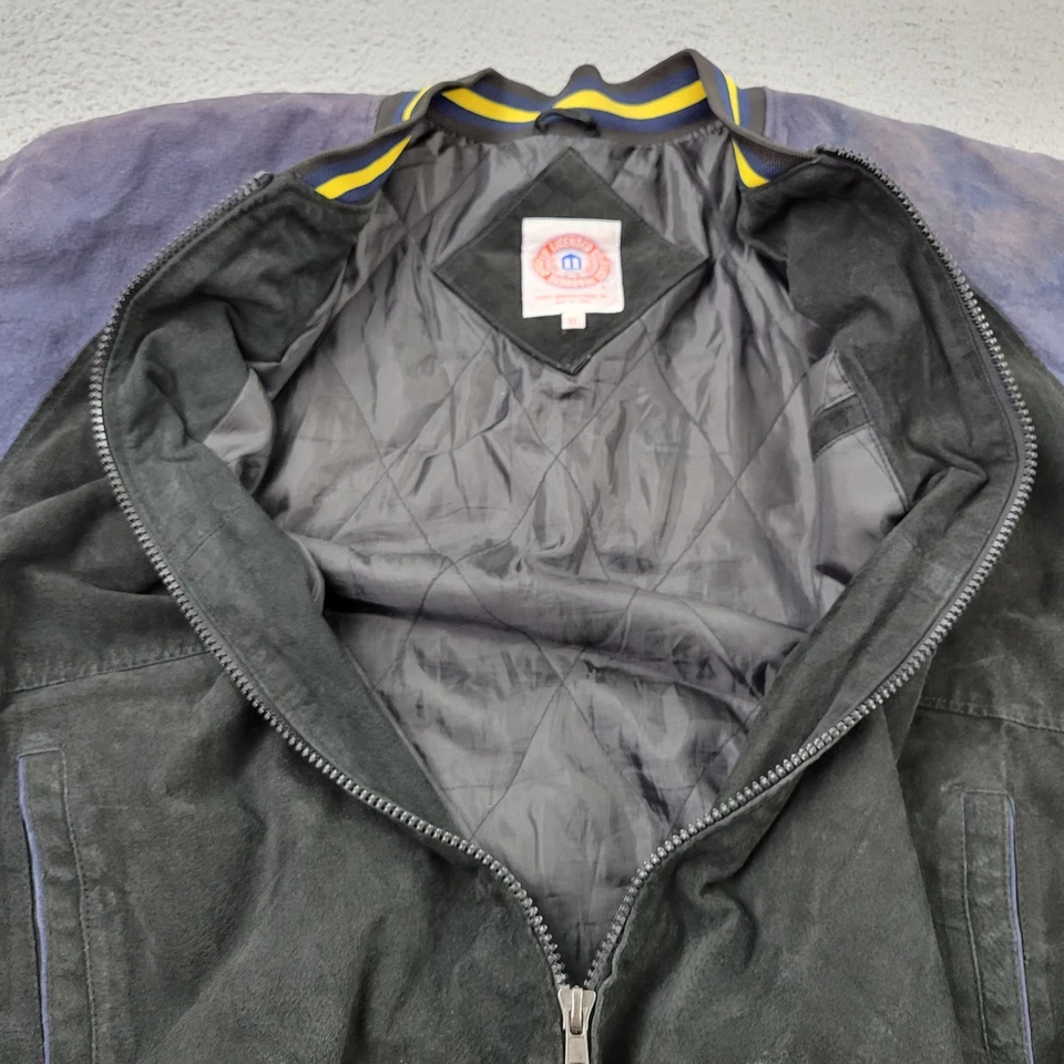 Jaqueta Michigan Wolverines Varsity Masculina XL Essex Manufacturing Snap - Imagem 3 de 4