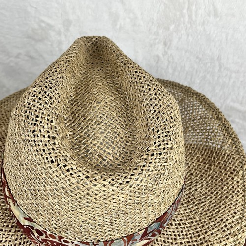 SUMMER CLUB WOMENS STRAW/NATURAL FIBER HAT FROM AUSTRALIA/VINTAGE - Bild 5 von 7