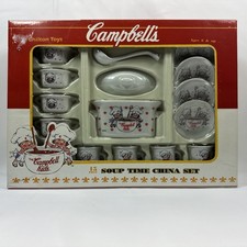 Vintage Chilton Toys Cambell's 15 Piece Soup Time China Set