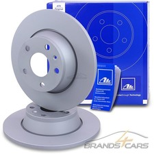 ATE 2x BREMSSCHEIBE VOLL Ø286 HINTEN FÜR AUDI TT 8J BJ 06-14