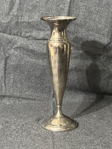 12” Sterling Silver Weighted Vase 358 Grams A.M. Soffel Scrap Keep