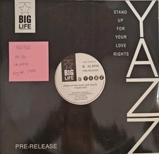 Yazz Stand Up For Your Love Rights Vinyl Record 12" VG/VG YAZZ PROMO2 1988