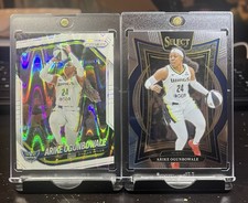 Arike Ogunbowale - White Seismic Prizm #73 and Select Concourse #4 -- 2 cards!