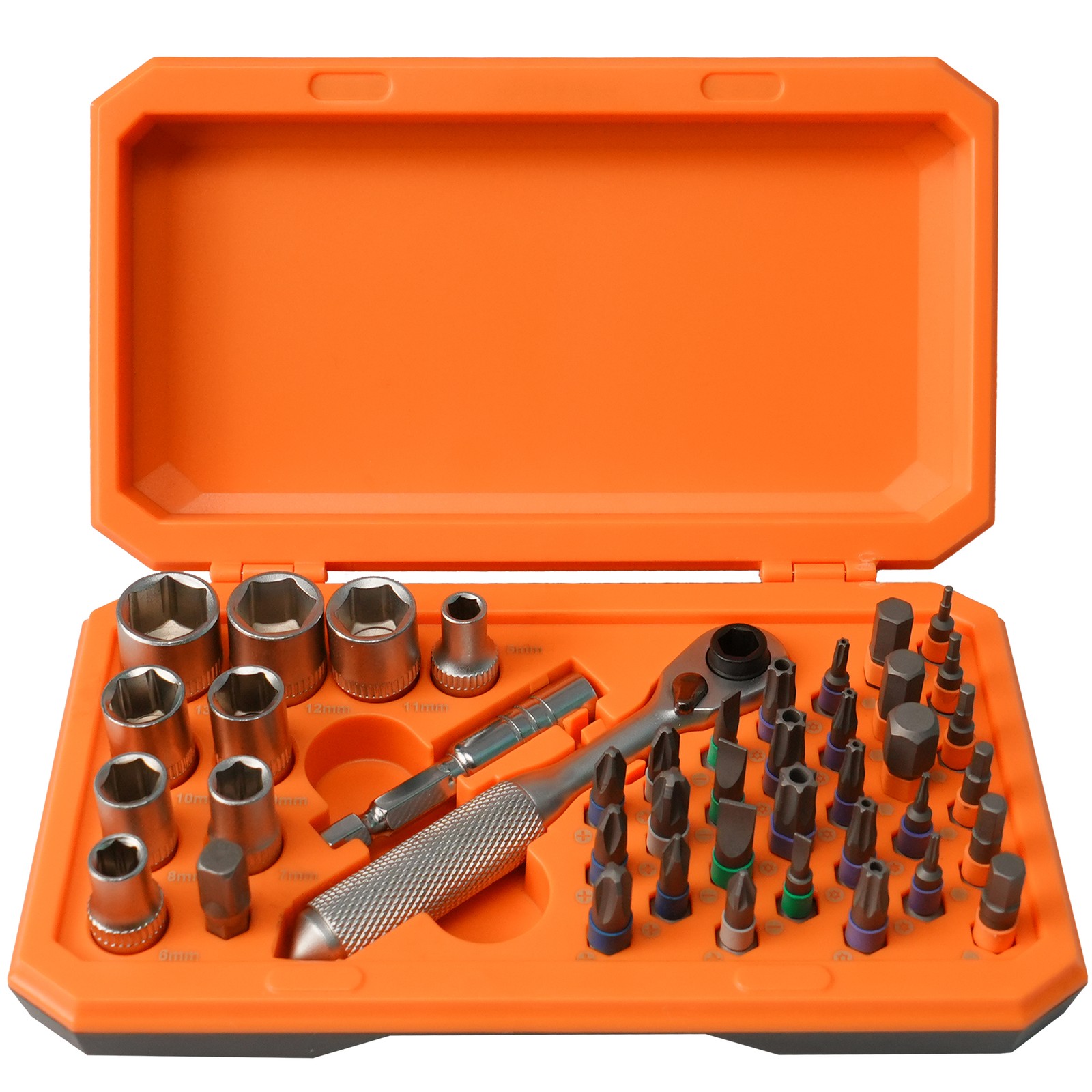 ANXTECH 42IN1 Ratchet Wrench Set Repair Tool Kit Wrench S2 Bits Mechanics Tools