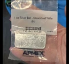 1 oz Silver Bar Steam Boat Willie - APMEX