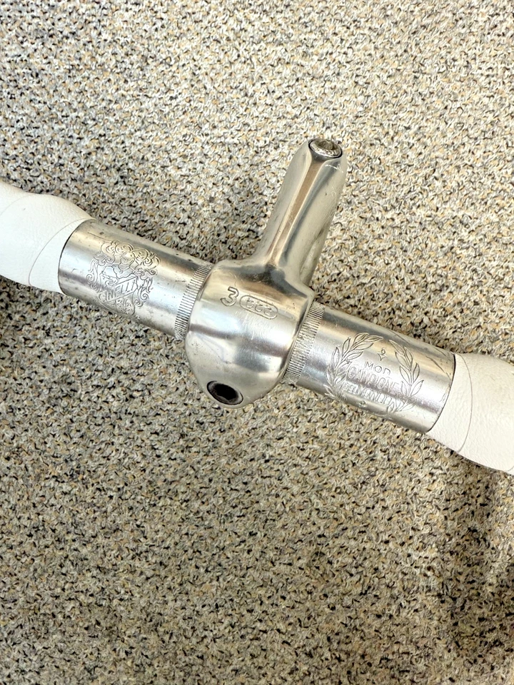 Cinelli Campione del mondo Rennrad Lenker handlebar 3ttt Vorbau Stem 70mm old - Bild 2 von 4