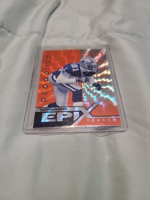 1997 Pinnacle Certified - Epix Season Deion Sanders #E15 Orange