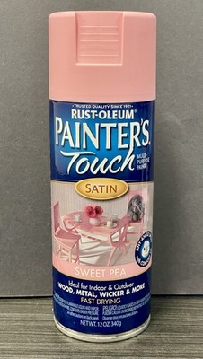 Rustoleum Painter's Touch 2006 SATIN SWEET PEA 240267 Spray Paint Vintage Vtg