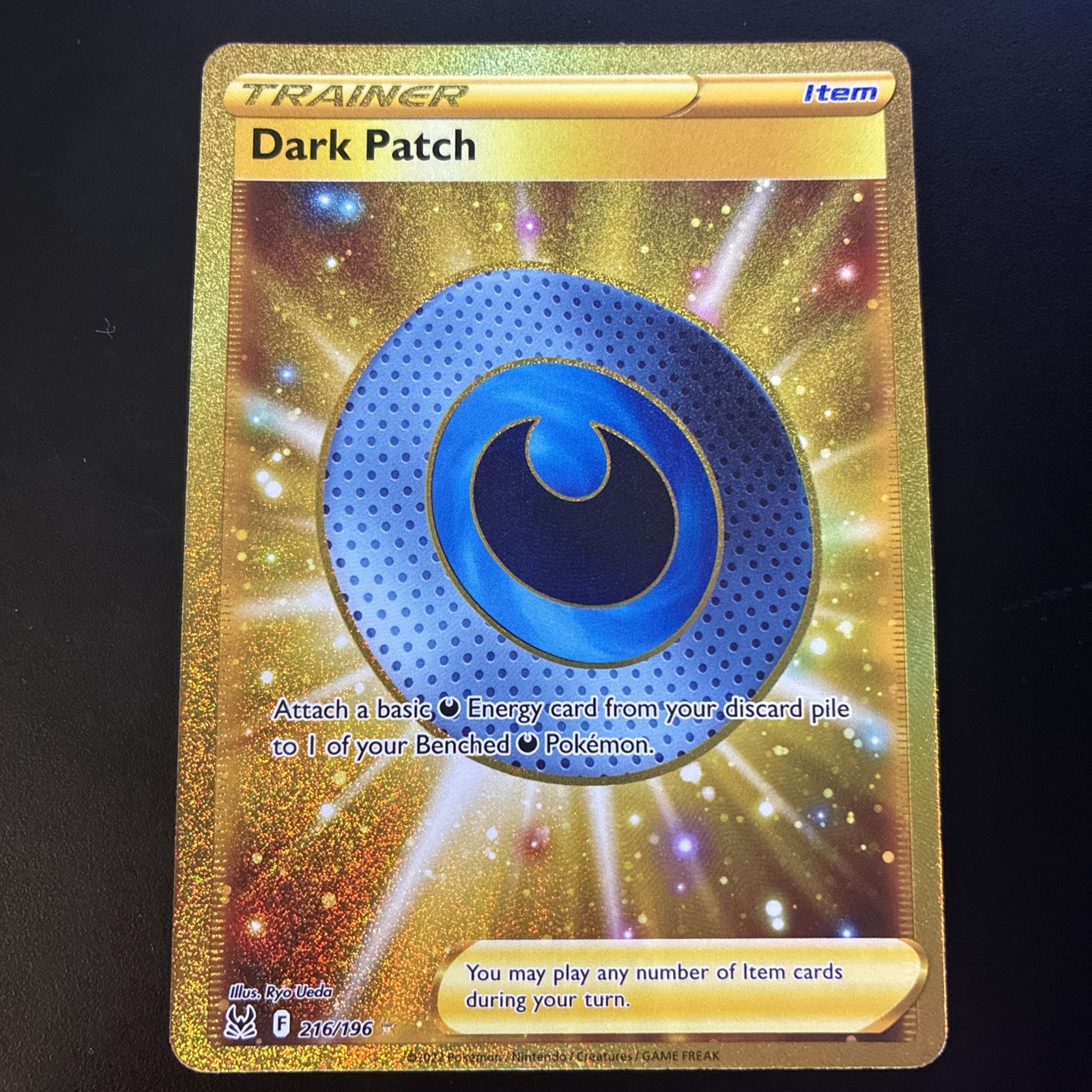 Dark Patch (Secret) SWSH11: Lost Origin 216/196 Holo NM