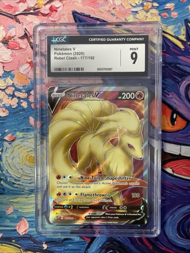 Ninetales V graded CGC 9 for sale on eBay