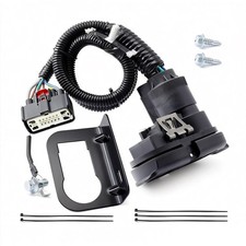 Trailer Hitch Tow Wiring Connector Harness Installation Kit Compatible with F...
