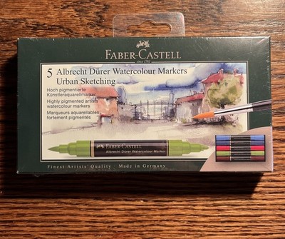 Albrecht Durer Watercolor Markers - Urban Sketching - 5 Colors NEW look  