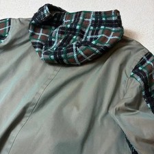ZUCCA Japan Men s Tartan Check Hoodie Jacket Size M