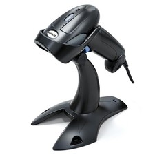 2D USB Barcode Scanner With Stand Handheld 1D 2D QR Reader Screen Scan Wired