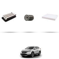 Hoffcar Wartungsset - 3 Filter Kompatibel Mit Honda CR-V V 1.5 142KW Ab 201