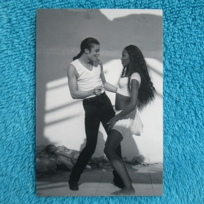 MICHAEL JACKSON exklusives FOTO #16 original IN THE CLOSET Naomi Campell