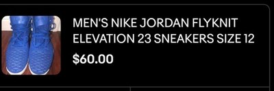 Jordan Flyknit Elevation 23 Game Royal Men's Sneaker AJ8207-401