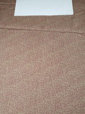Fabric Brown Background Dark Red Hearts/Dots 100 Cotton BTHY