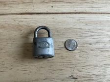Vintage Small Illinois Padlock No Key Rare