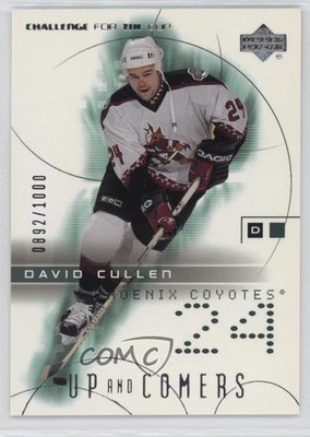 2001 Challenge for the Cup Up and Comers /1000 David Cullen #129 Rookie RC 8y6