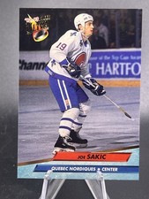 1992-93 Fleer Ultra #179 Joe Sakic Quebec Nordiques Colorado Avalanche HOF