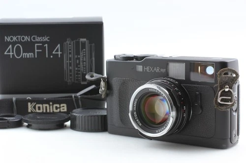 [MINT+++] Konica Hexar RF Rangefinder Film Camera Nokton 40mm F1.4 SC Lens JAPAN