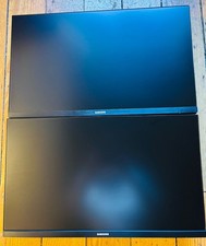 Samsung S24H850QFU 2x24" Dual Monitors 2560x1440 WQHD Monitors HDMI Dual DP