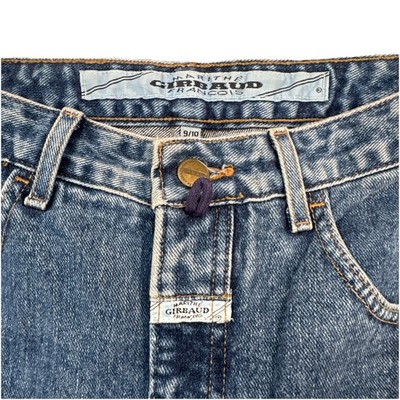 Vtg 80s Marithe Francois Girbaud Mens Jeans Sz 26 Blue Denim Baggy