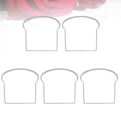 5 Stück Toastform Keksformen Edelstahl Ausstecher DIY Keksform Backwerkzeuge
