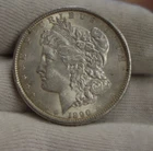 1890 US Morgan Silver Dollar $1   AU