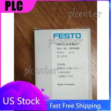 New Festo 192488 PEV-1/4-B-M12 Pressure Switch