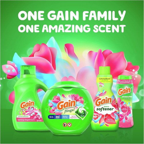 Gain Fireworks Laundry Scent Booster Beads, HE 24 Fl Oz (Pack of 1) - Imagen 7 de 7