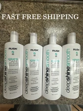 Rusk Deepshine Keratin Care Smoothing Shampoo   - 12 fl oz  (4) Quantity