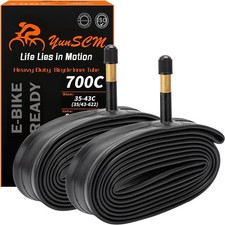 700C Heavy Duty Bike Tubes 700x35C/38C/40C/43C AV48 Schrader Valve 700x35/43c Fr
