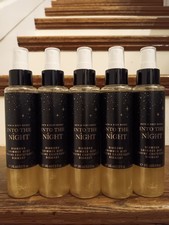 BATH AND BODY WORKS INTO THE NIGHT DIAMOND SHIMMER MIST FINE FRAGRANCE LOT 5 NEW
