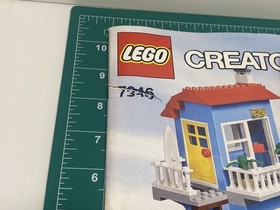 LEGO Creator 3-in-1 7346 - Seaside House Instructions Manual Book Only Beach