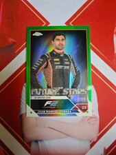 2023 Topps Chrome Formula 1 Racing Green Refractor Juan Manuel Correa #91 /99