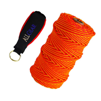 All Gear Throwbag Combo 16oz Red/Black & 200' Target Line Orange 1/8''