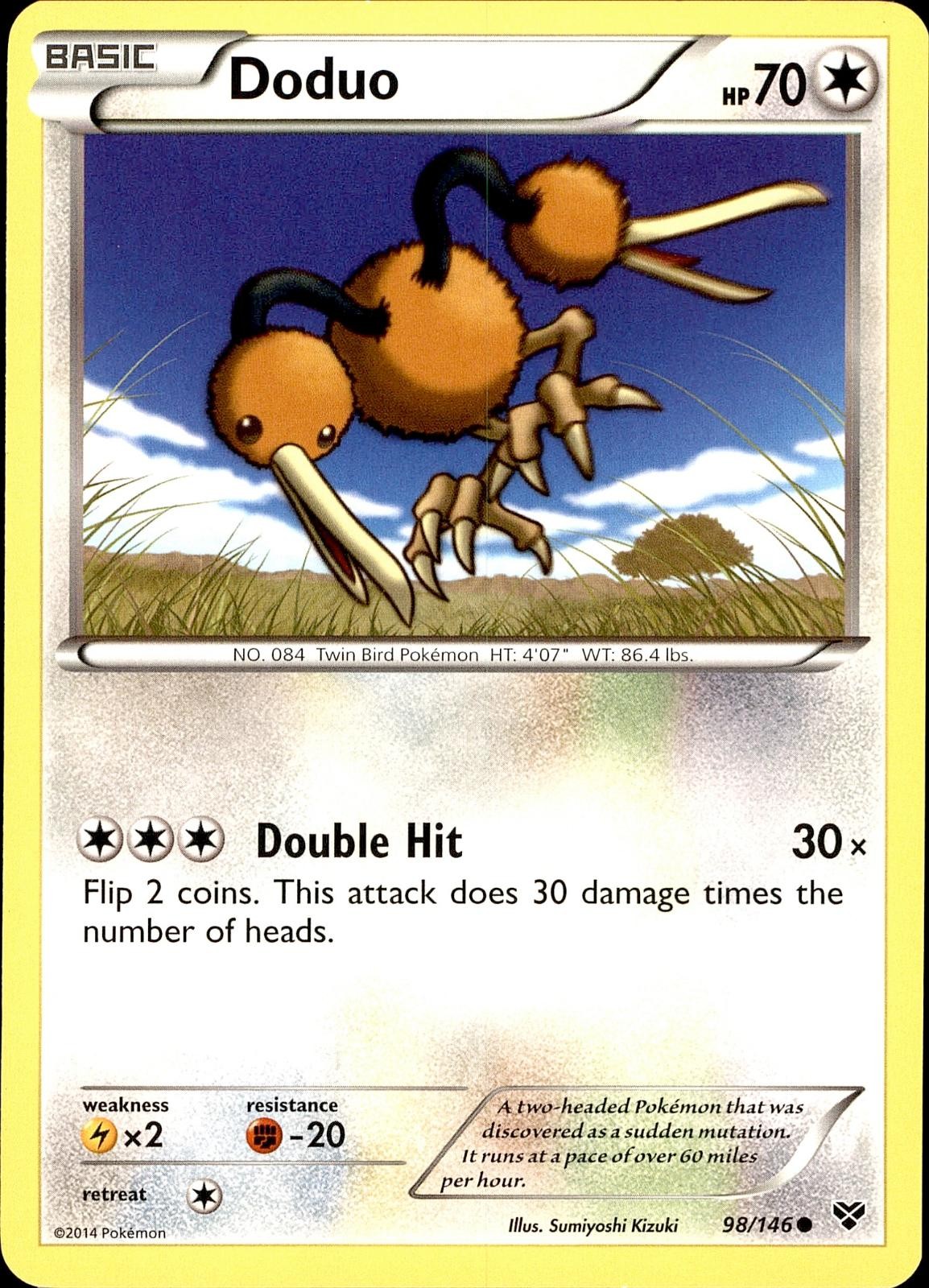 POKEMON DODUO 98 XY 146 COMMON LP