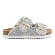 COLORS OF CALIFORNIA HC-2409N-WHI Slippers Girl with studs PE26