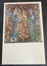 art postcard Annunciation Champleve enamel medieval Met museum Arthur Jaffe