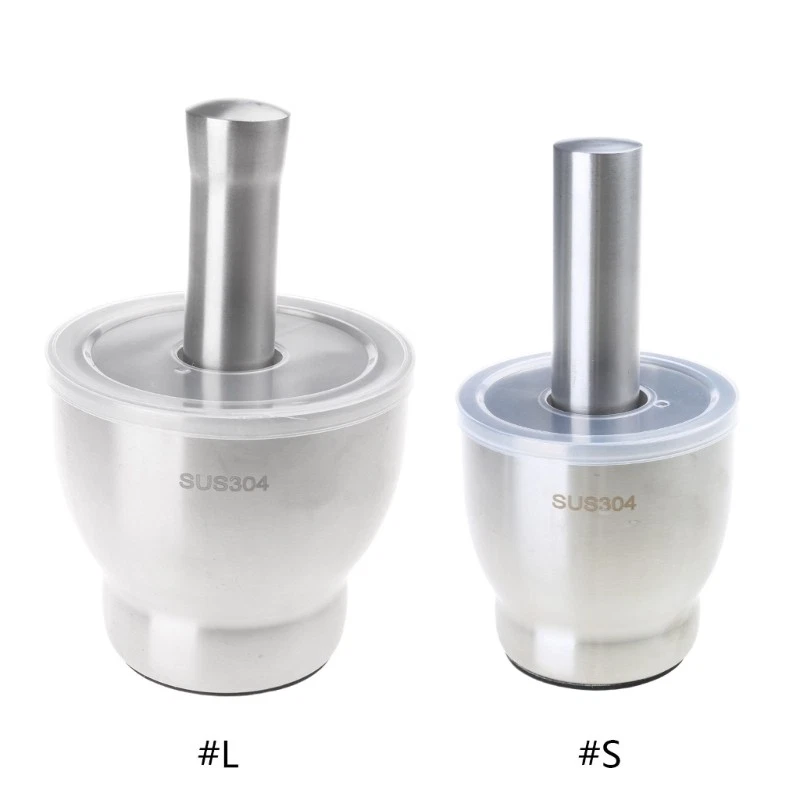 Solid Powder Maker Spices Grinder Mortars and Pestle Set Pills Crusher for